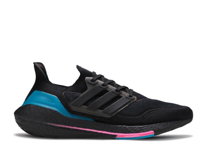 Adidas Ultraboost 21 - Negro Verde Azulado Activo