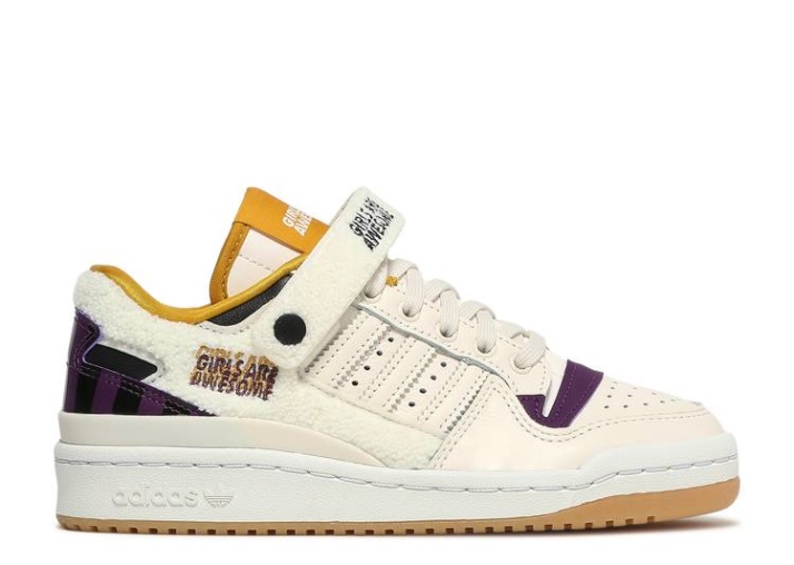 Adidas Girls Are Awesome X Wmns Forum Low - Blanco Púrpura Belleza