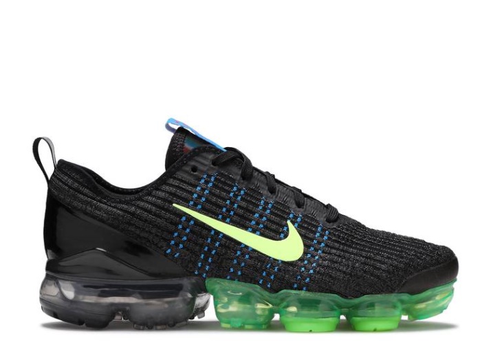 Nike Air Vapormax Flyknit 3 Gs - Negro Fantasma Verde