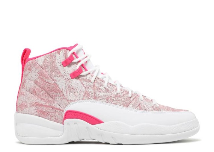 Air Jordan 12 Retro Gs - Rosa ártico