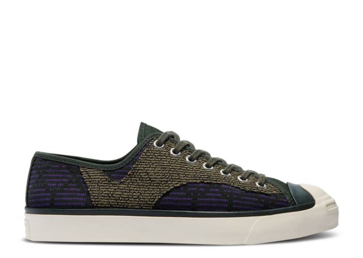 Converse Jack Purcell Rally - Patchwork Verde/negro/blanco
