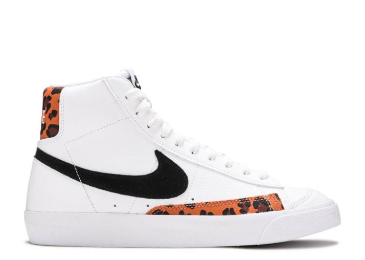 Nike Blazer Mid '77 Gs - Leopardo Blanco