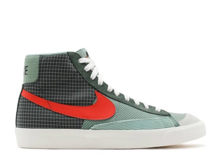 Nike Blazer Mid '77 - Patch Verde Holandés/jade/verde/naranja