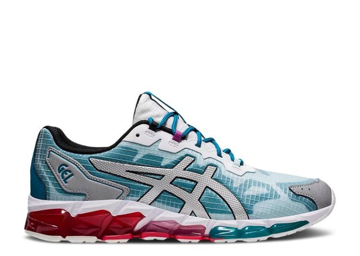Asics Gel Quantum 360 6 - Verde Azulado Azul Rojo