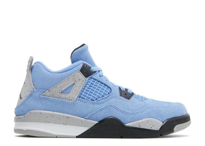 Air Jordan 4 Retro Ps - Azul Universitario