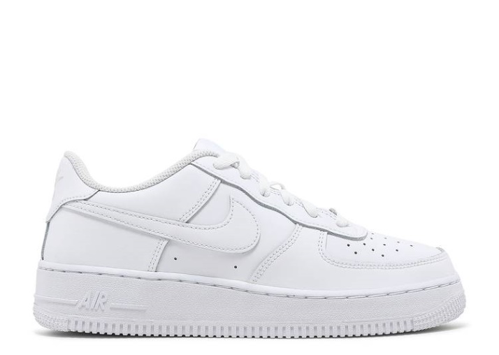 Nike Air Force 1 Le Gs - Triple Blanco