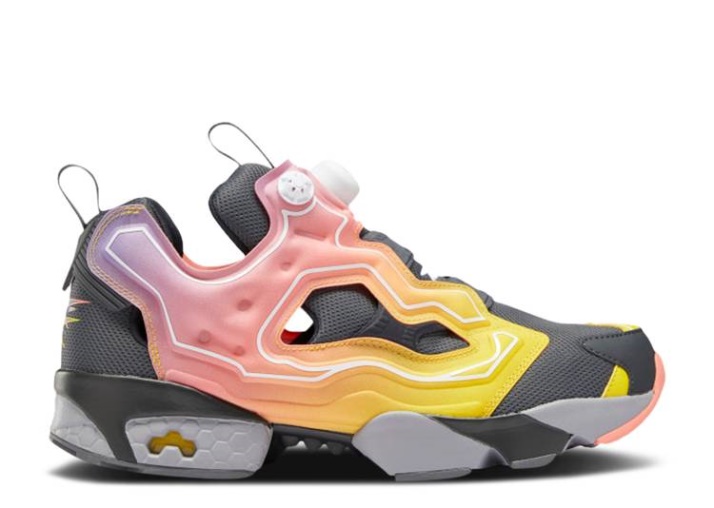 Reebok Instapump Fury Og - Ombre Pack Gris 7/gris 8/alerta Amarillo
