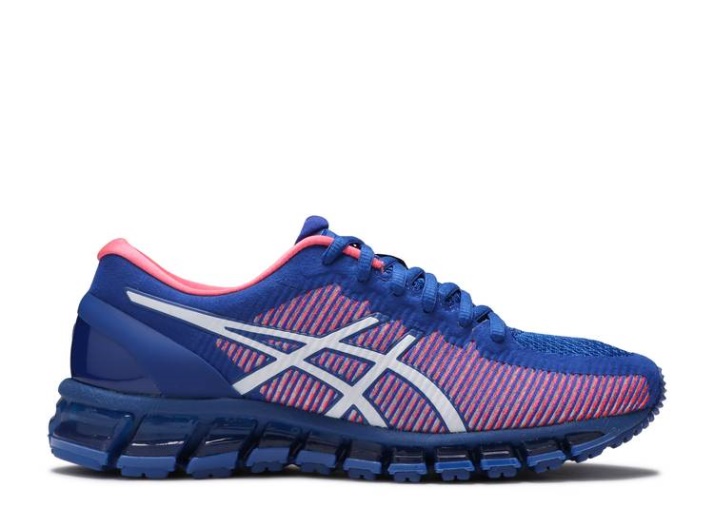 Asics Mujer Gel Quantum 360 Cm - Azul Rosa Cameo