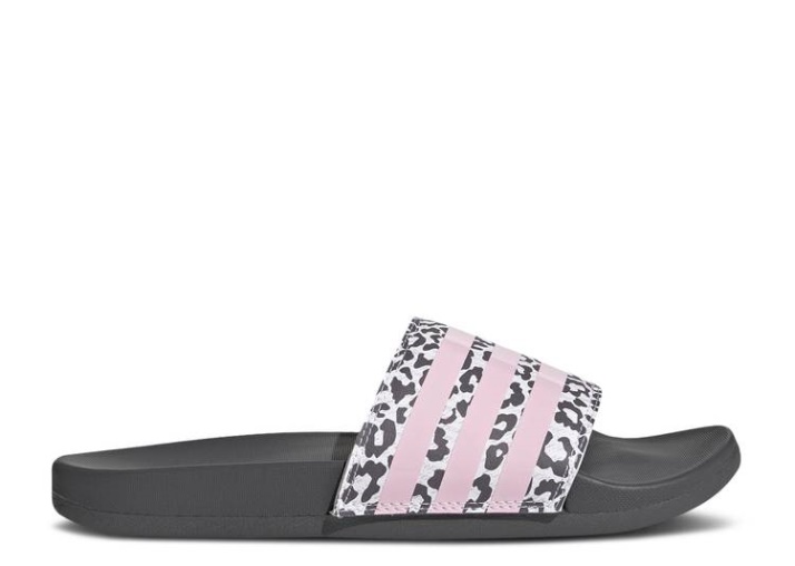 Chanclas Adidas Wmns Adilette Comfort - Leopardo Rosa Claro