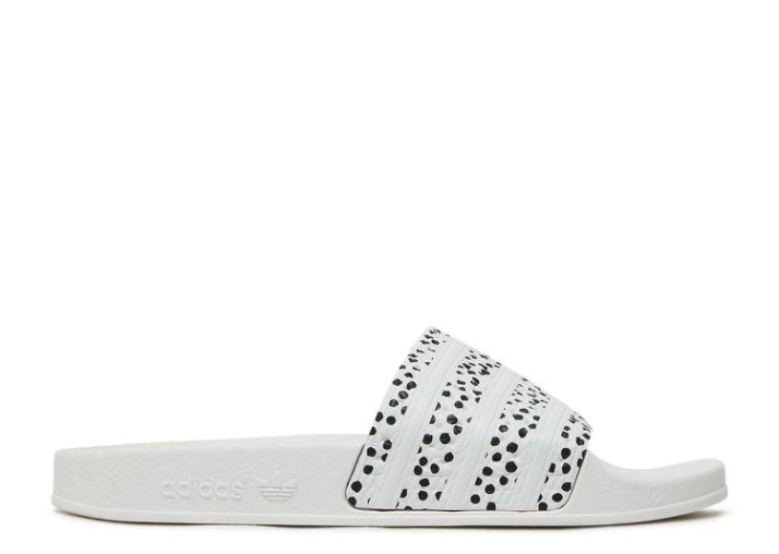 Chanclas Adidas Adilette Para Mujer - Polka Cloud White/core Black