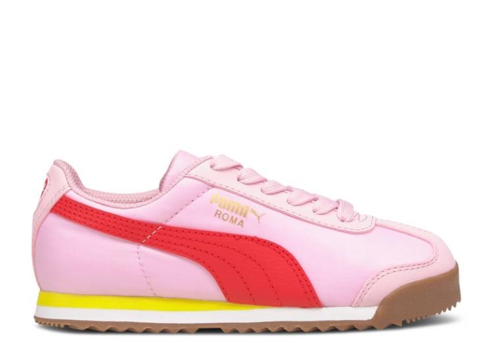 Puma Roma Basic Verano Niño Pequeño - Pink Lady Poppy Red
