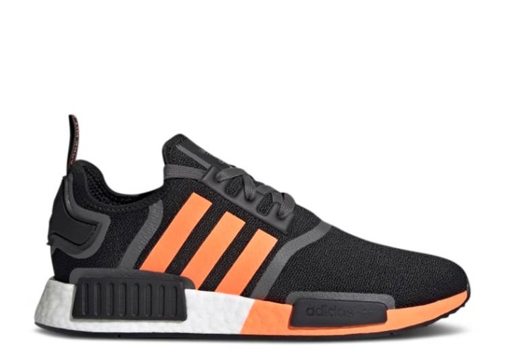 Adidas Nmd R1 - Negro Naranja Chillón
