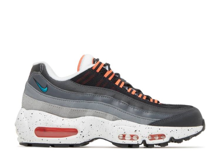 Nike Air Max 95 Recraft Gs - Negro Aguamarina