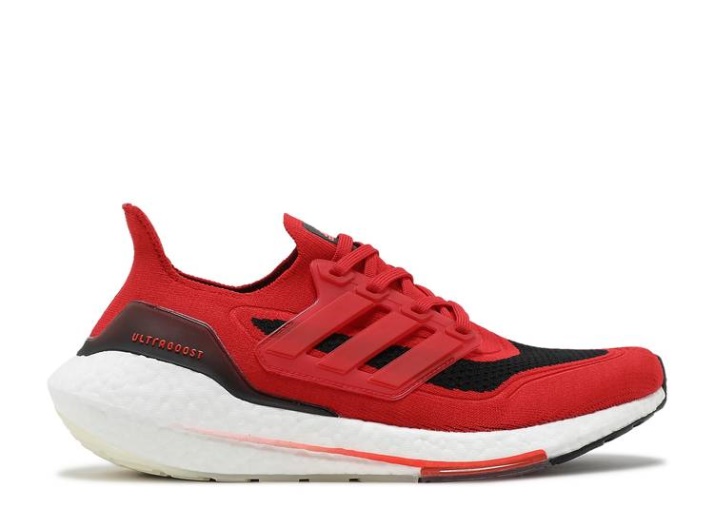 Adidas Ultraboost 21 Rojo Vivo/rojo Solar/negro
