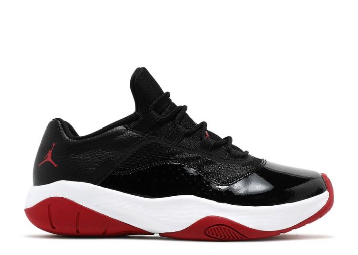Air Jordan 11 Cmft Bajo Gs - Criado Negro/gimnasio Rojo/blanco