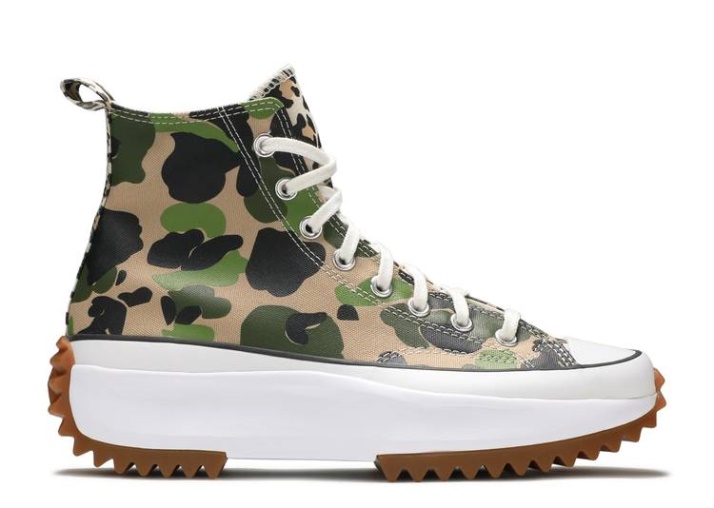 Converse Run Star High - Camuflaje Estampado De Archivo