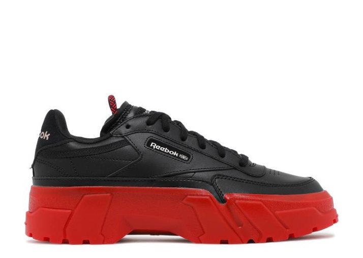 Reebok Cardi B X Wmns Club C - Negro Vector Rojo