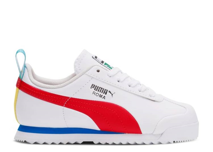 Puma Roma Game Jr - Blanco Rojo