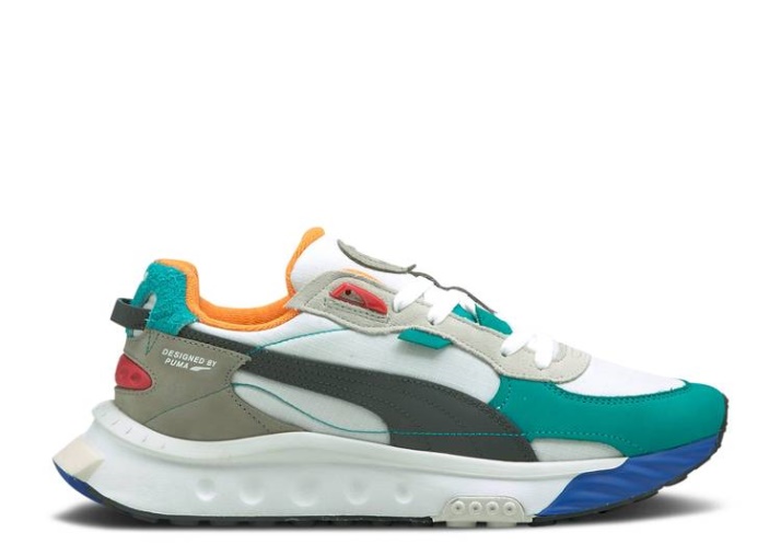Puma Wild Rider - Capas Blanco/verde Viridian