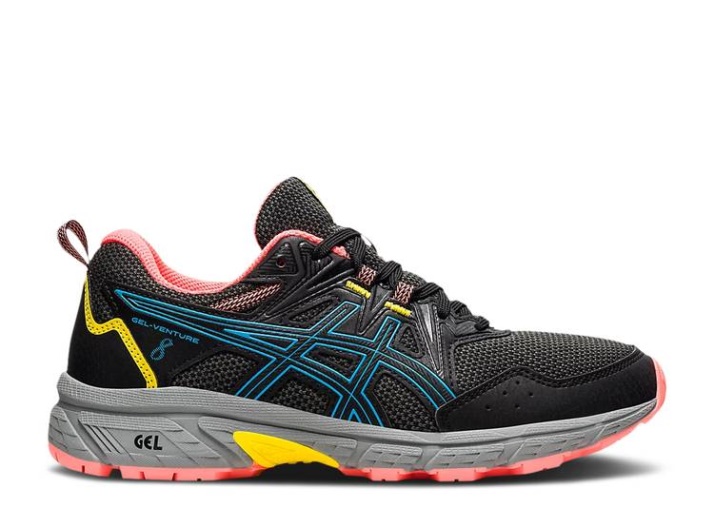 Asics Mujer Gel Venture 8 - Negro Digital Aqua