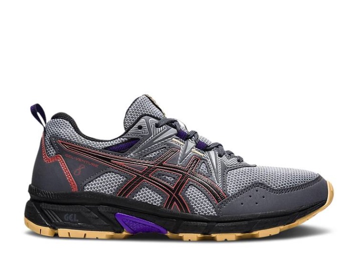 Asics Mujer Gel Venture 8 - Carrier Gris Rojo Ladrillo