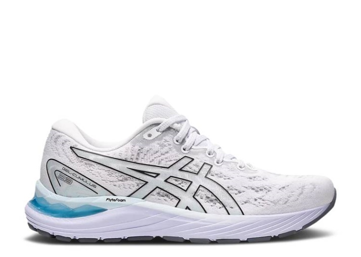 Asics Mujer Gel Cumulus 23 - Blanco Negro