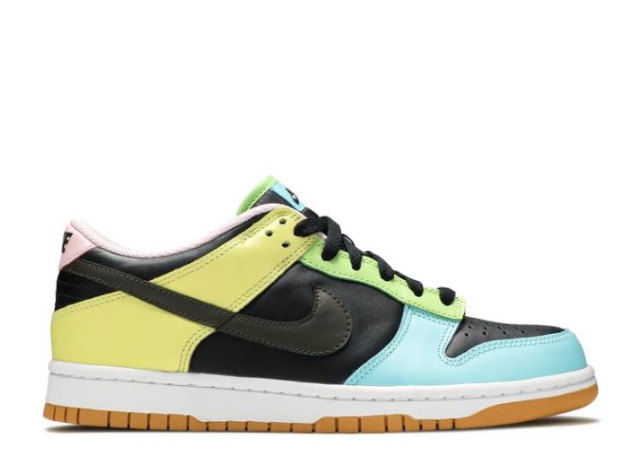 Nike Dunk Low Se Gs - Free.99 Negro/chocolate/copa/rosa