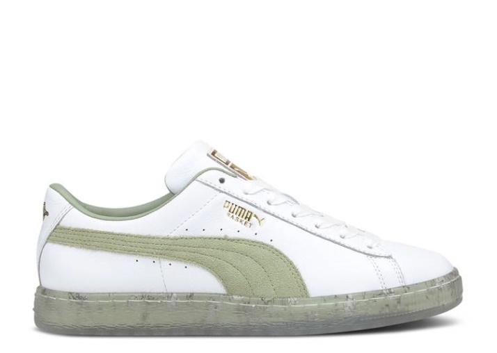 Puma Wmns Basket - In Bloom White/desert Sage