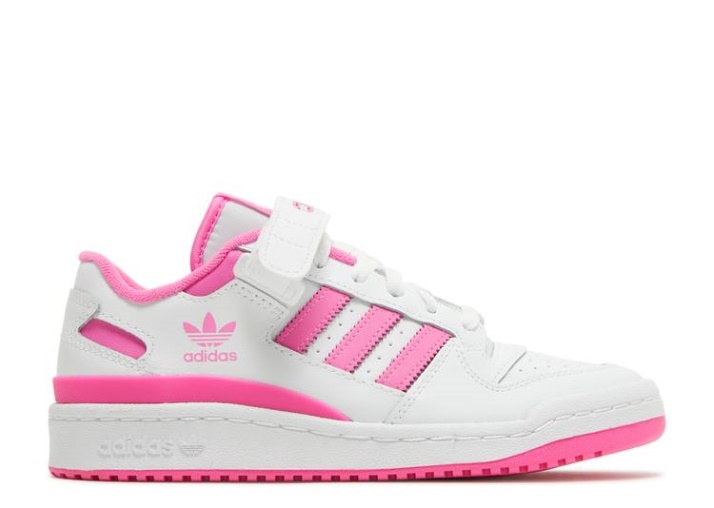 Adidas Forum Low J Blanco/rosa Chillón/blanco