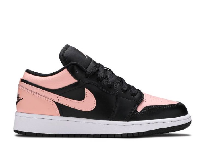 Air Jordan 1 Low Gs - Tinte Carmesí