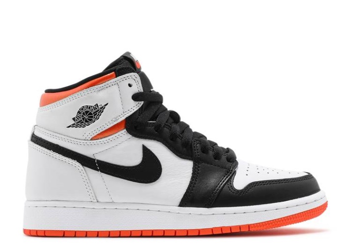 Air Jordan 1 Retro High Og Gs - Electro Naranja