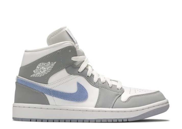 Air Jordan 1 Mid - Lobo Gris Aluminio