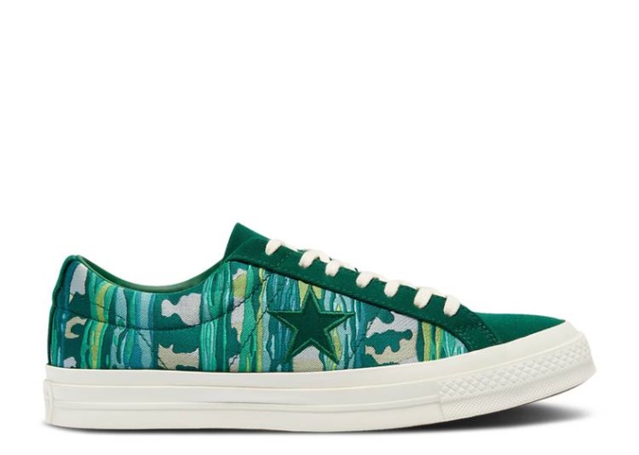 Converse One Star Low - El Gran Aire Libre Trébol De Medianoche/multi/egret