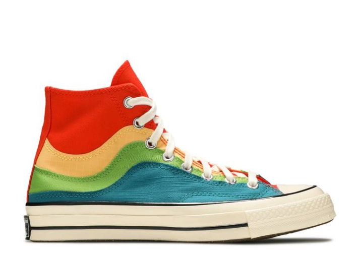 Converse Chuck 70 Alto - El Gran Aire Libre Brillante Amapola/citro Pulso