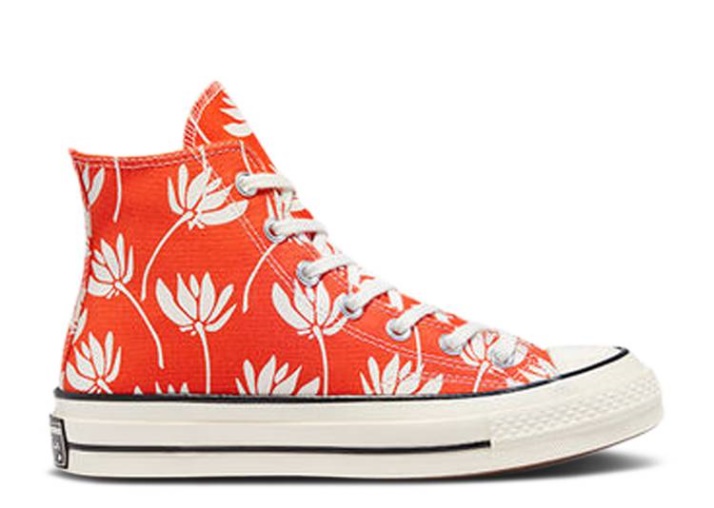 Converse Wmns Chuck 70 Alto - Espíritu De Verano Amapola Brillante/egret/negro