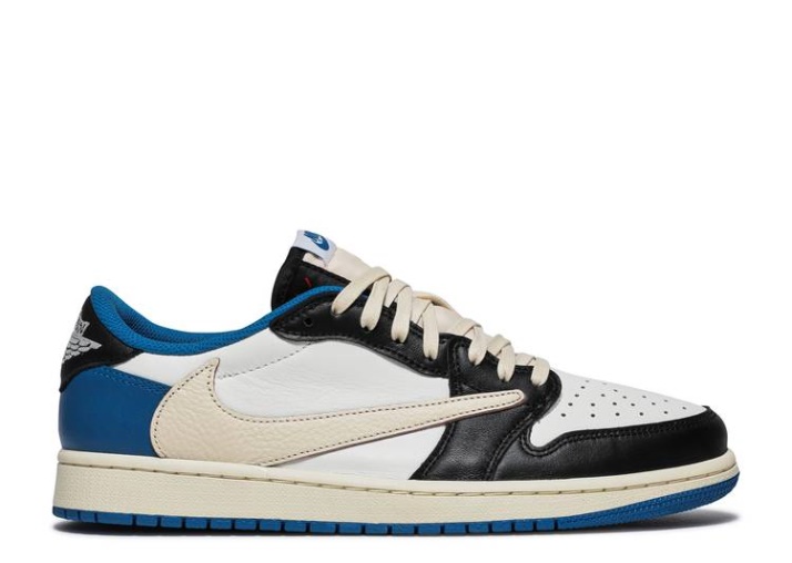 Fragmento De Diseño X Travis Scott X Air Jordan 1 Retro Bajo