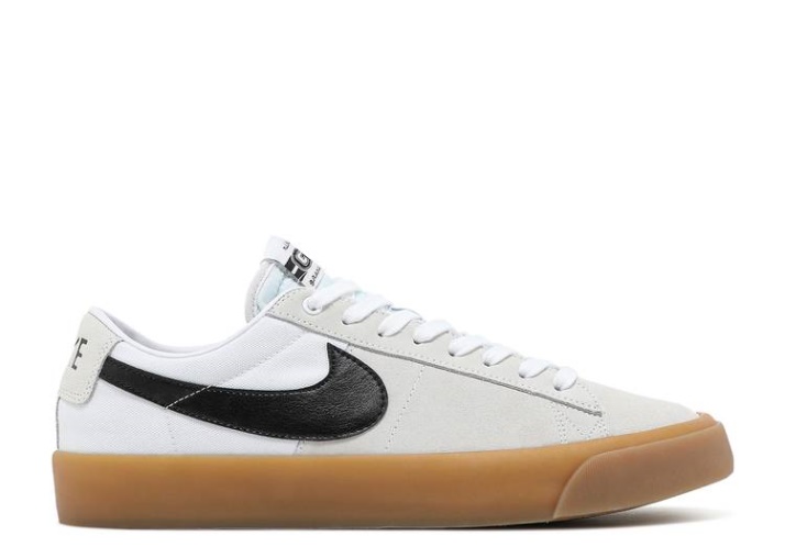 Nike Zoom Blazer Low Pro Gt Sb - Blanco Goma