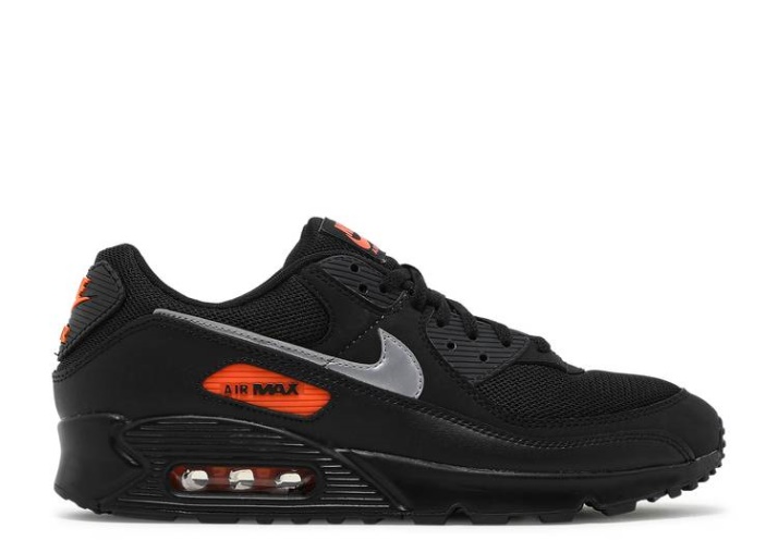 Nike Air Max 90 - Negro Total Naranja