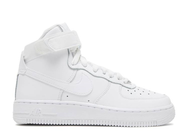 Nike Air Force 1 High Le Gs - Triple Blanco