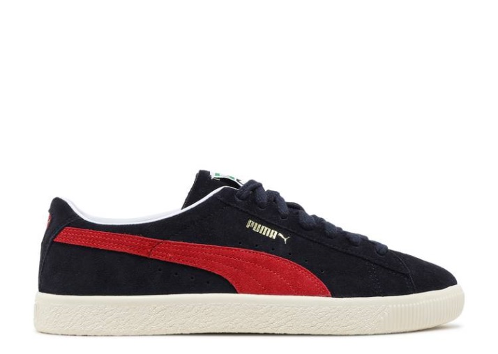 Puma Suede Vintage - Peacoat Rojo De Alto Riesgo