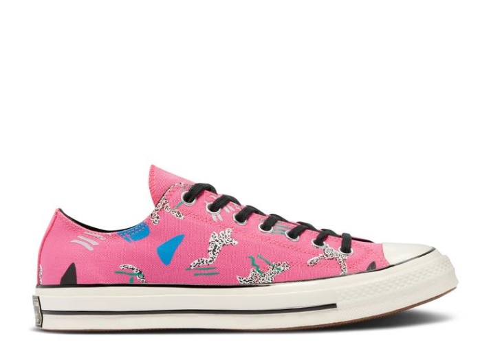 Converse Chuck 70 Low - Archive Skate Print Rosa/digital Azul/negro