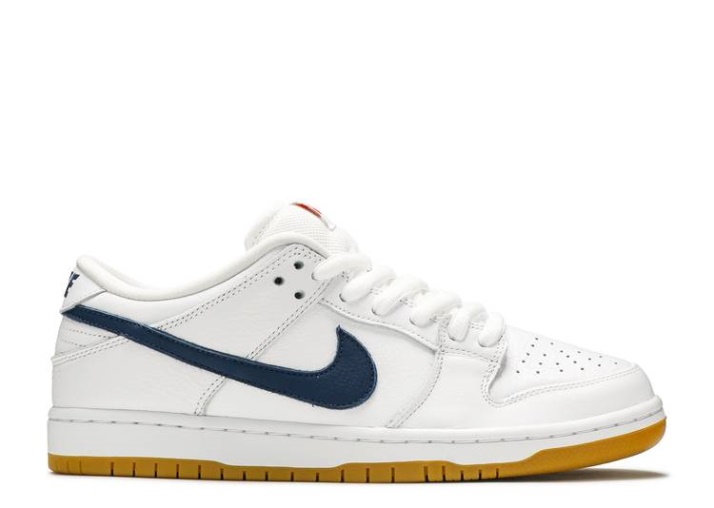 Nike Dunk Low Pro Iso Sb - Etiqueta Naranja Azul Marino/blanco/naranja