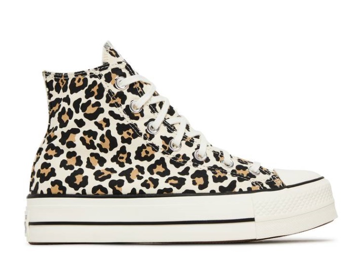 Converse Wmns Chuck Taylor All Star Lift Alto - Leopardo