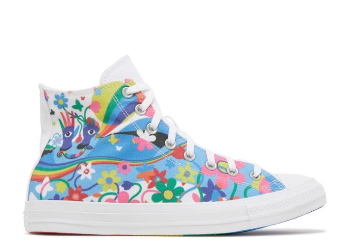 Converse Chuck Taylor All Star Alto - Orgullo Blanco/multi/blanco