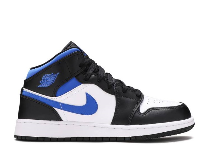 Air Jordan 1 Mid Gs - Azul Corredor