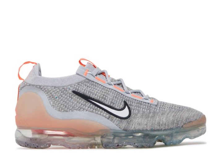 Nike Air Vapormax 2021 Flyknit - Gris Niebla Mango Brillante