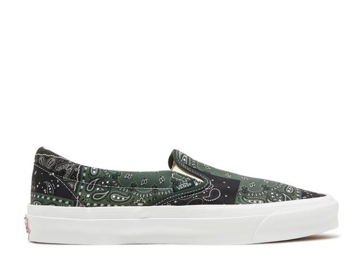 Vans Kith X Bóveda Og Clásico Slip-on Lx - Bandana Scarab