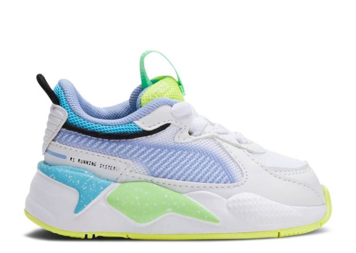 Puma Rs-x Infant - Airbrush Blanco/azul/amarillo/verde