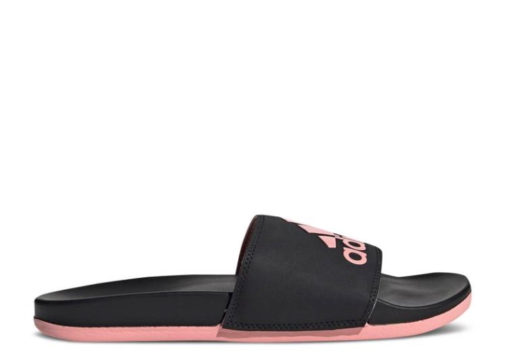 Adidas Wmns Adilette Comfort Slide - Negro Brillo Rosa