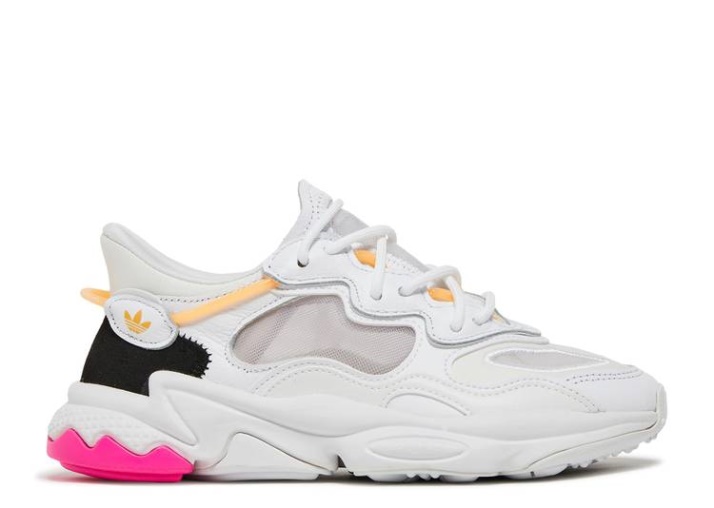 Adidas Wmns Ozweego Lite - Blanco Naranja Brumoso